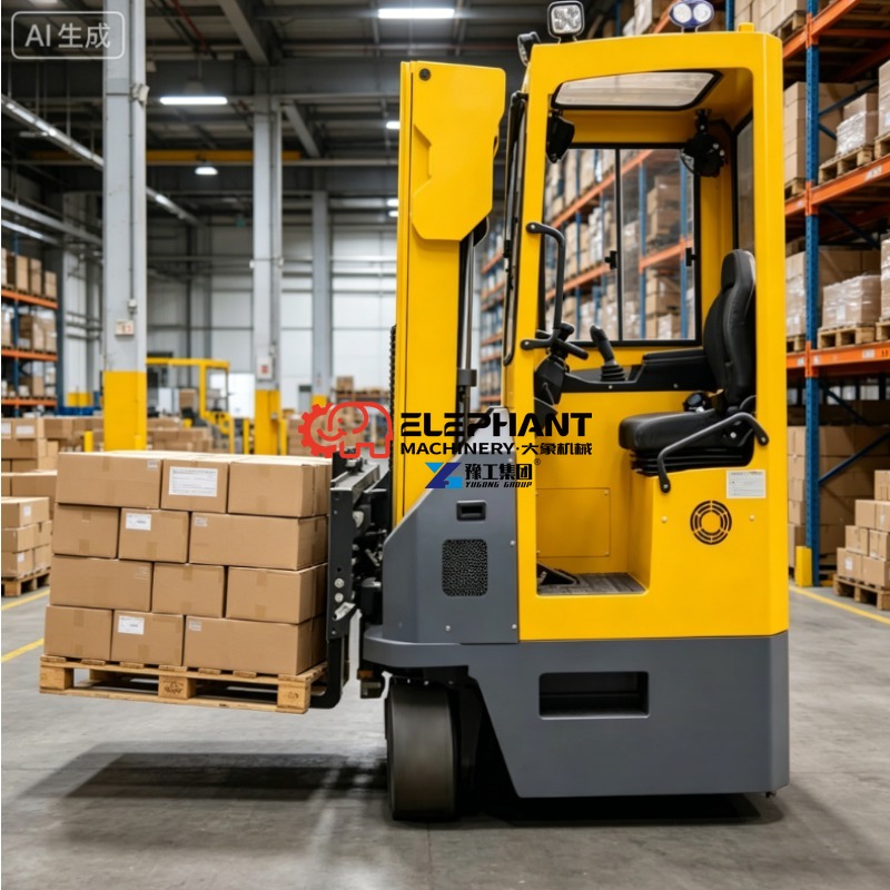 Electric Forklift - Çift Tonajlı Oturmalı Elektrikli Reach Truck,